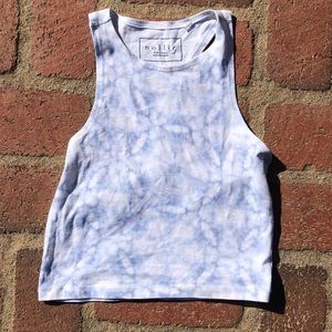 tie dye crop top